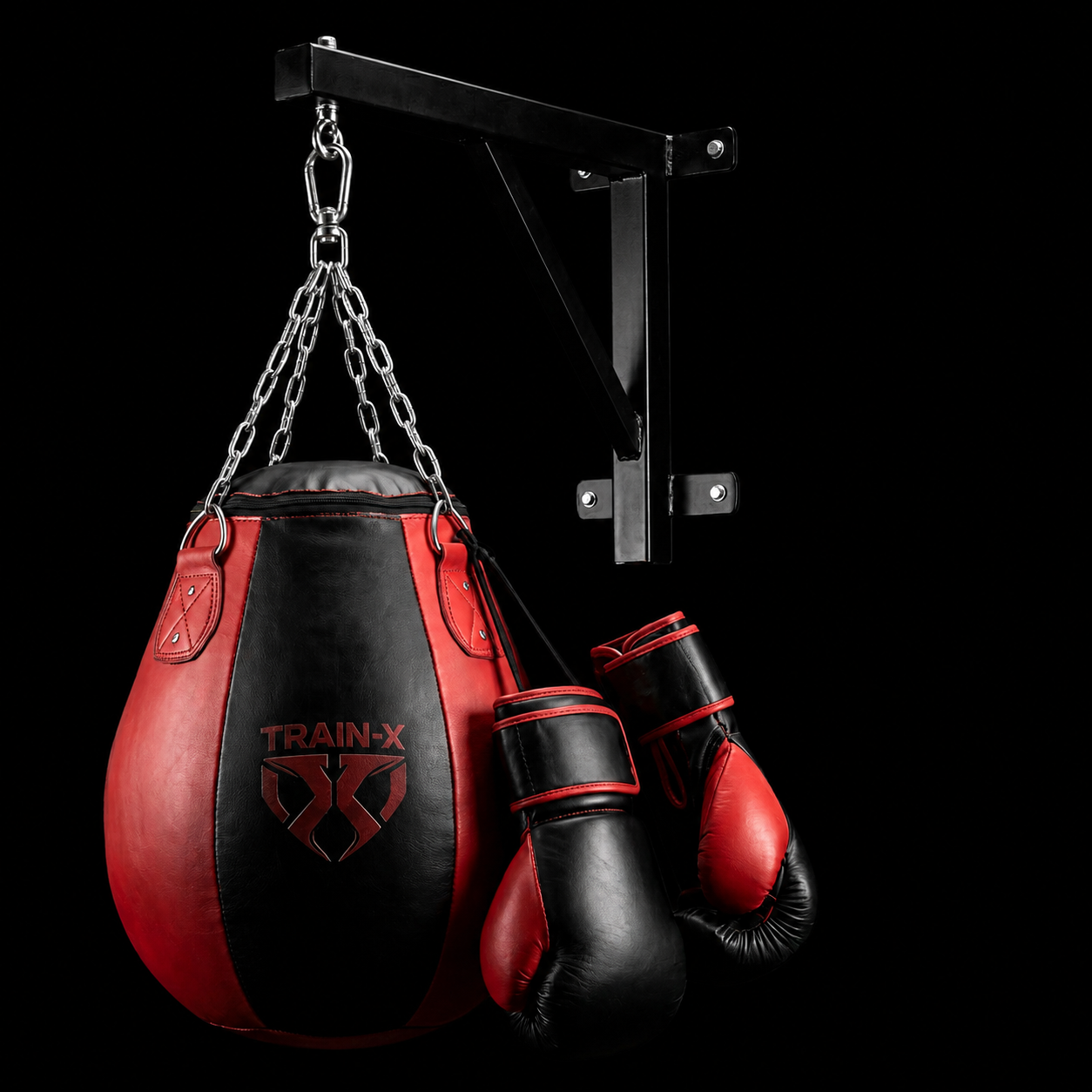 Punching bags and gloves